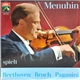 Yehudi Menuhin — Beethoven / Bruch / Paganini — Walter Süsskind / Royal Philharmonic Orchestra, Alberto Erede - Menuhin Spielt Beethoven Bruch Paganini