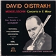 David Oistrakh - Concerto In E Minor