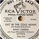 Mindy Carson - Out In The Cold Again / Hangin' Around With You